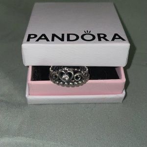Pandora princess tiara crown ring